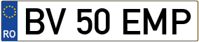 Truck License Plate